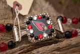 Custom Concho Bracelet - Cardinals