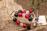 Custom Concho Bracelet - Cardinals