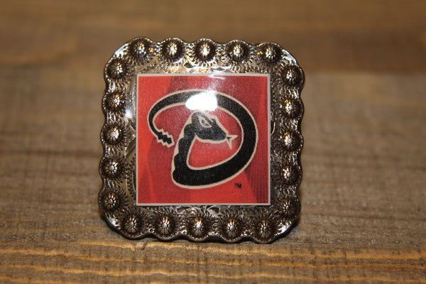 1 3/8" Custom Picture Concho - Arizona Diamondbacks