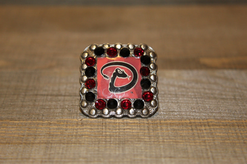 1 3/8" Custom Picture Concho - Arizona Diamondbacks