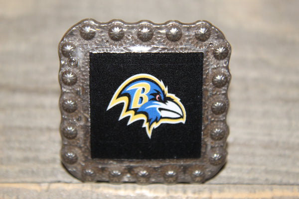 1 3/8" Custom Picture Concho - Baltimore Ravens
