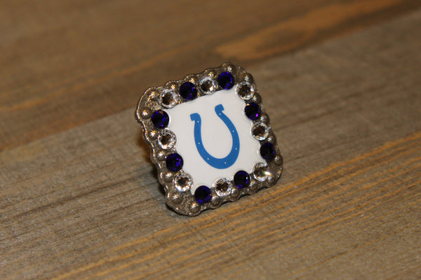 1 3/8" Custom Picture Concho - Indianapolis Colts
