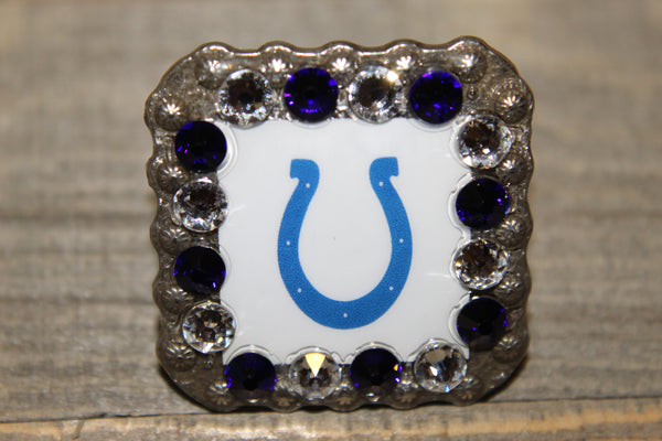 1 3/8" Custom Picture Concho - Indianapolis Colts