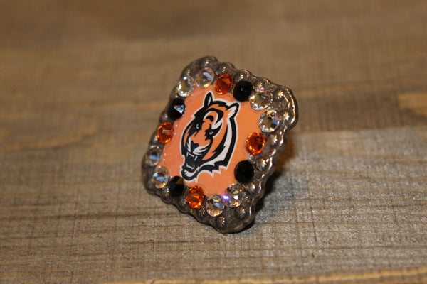 1 3/8" Custom Picture Concho - Cincinnati Bengals