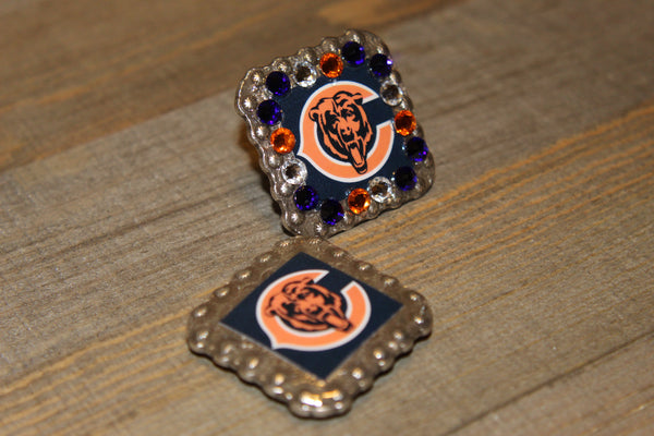 1 3/8" Custom Picture Concho - Chicago Bears