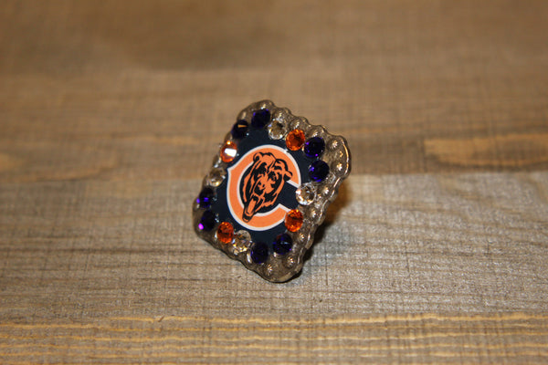 1 3/8" Custom Picture Concho - Chicago Bears