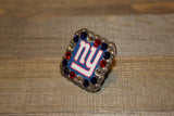 1 3/8" Custom Picture Concho - New York Giants