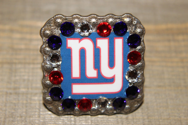 1 3/8" Custom Picture Concho - New York Giants