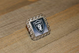 1 3/8" Custom Picture Concho - Oakland Raiders