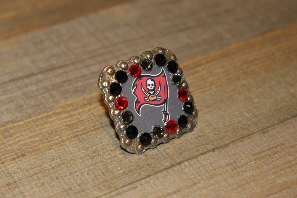 1 3/8" Custom Picture Concho - Tampa Bay Buccaneers