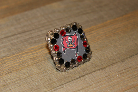 1 3/8" Custom Picture Concho - Tampa Bay Buccaneers