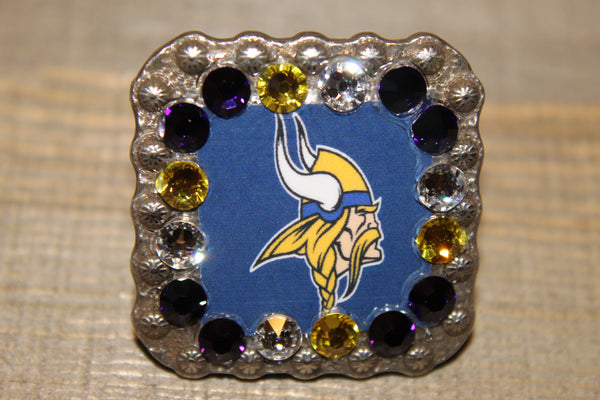 1 3/8" Custom Picture Concho - Minnesota Vikings