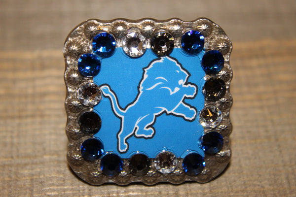 1 3/8" Custom Picture Concho - Detroit Lions