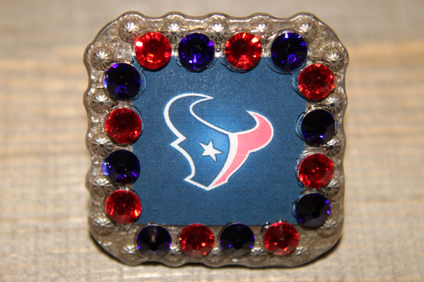 1 3/8" Custom Picture Concho - Houston Texans