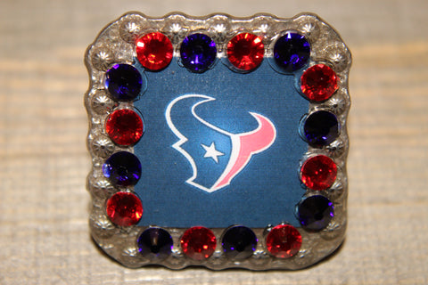 1 3/8" Custom Picture Concho - Houston Texans