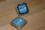 1 3/8" Custom Picture Concho - Seattle Seahawks