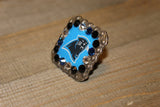 1 3/8" Custom Picture Concho - Carolina Panthers