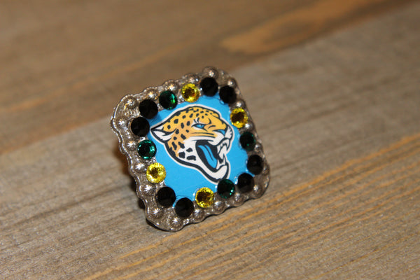 1 3/8" Custom Picture Concho - Jacksonville Jaguars