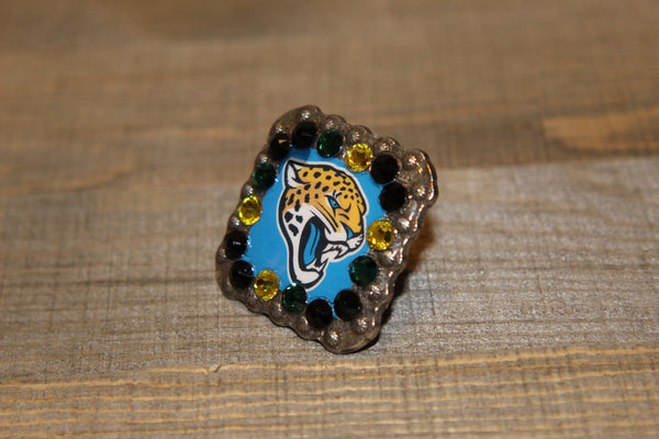 1 3/8" Custom Picture Concho - Jacksonville Jaguars