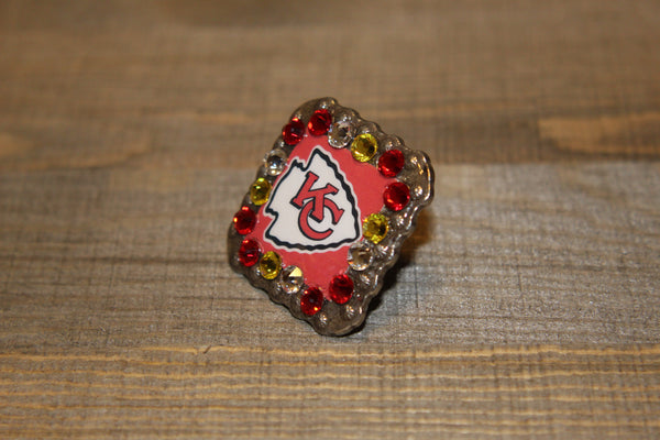 1 3/8" Custom Picture Concho - Kansas City Chiefs