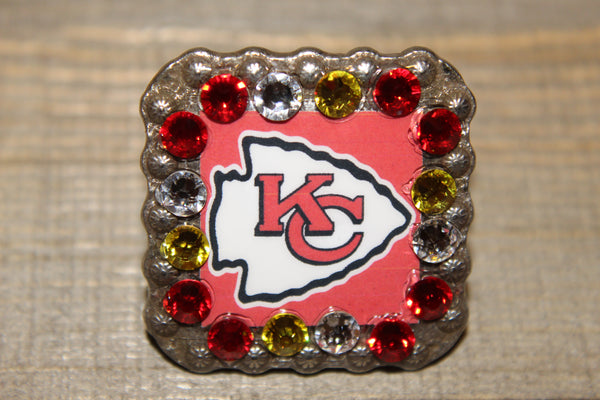 1 3/8" Custom Picture Concho - Kansas City Chiefs