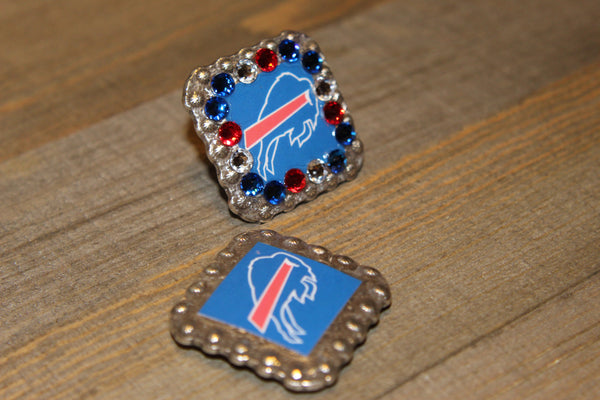 1 3/8" Custom Picture Concho - Buffalo Bills