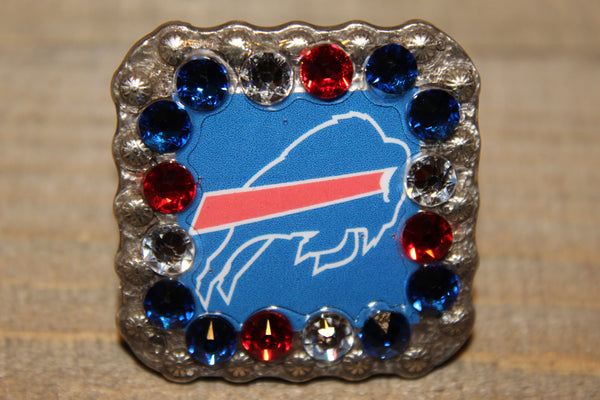 1 3/8" Custom Picture Concho - Buffalo Bills