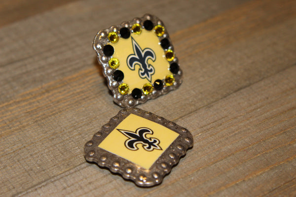 1 3/8" Custom Picture Concho - New Orleans Saints