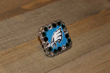 1 3/8" Custom Picture Concho - Philadelphia Eagles