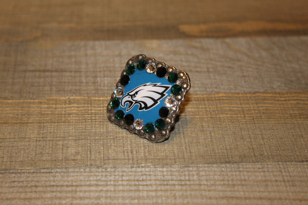 1 3/8" Custom Picture Concho - Philadelphia Eagles