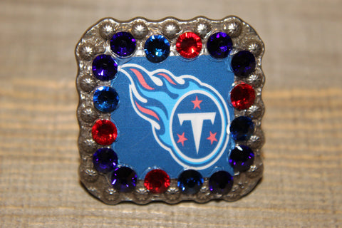 1 3/8" Custom Picture Concho - Tennessee Titans