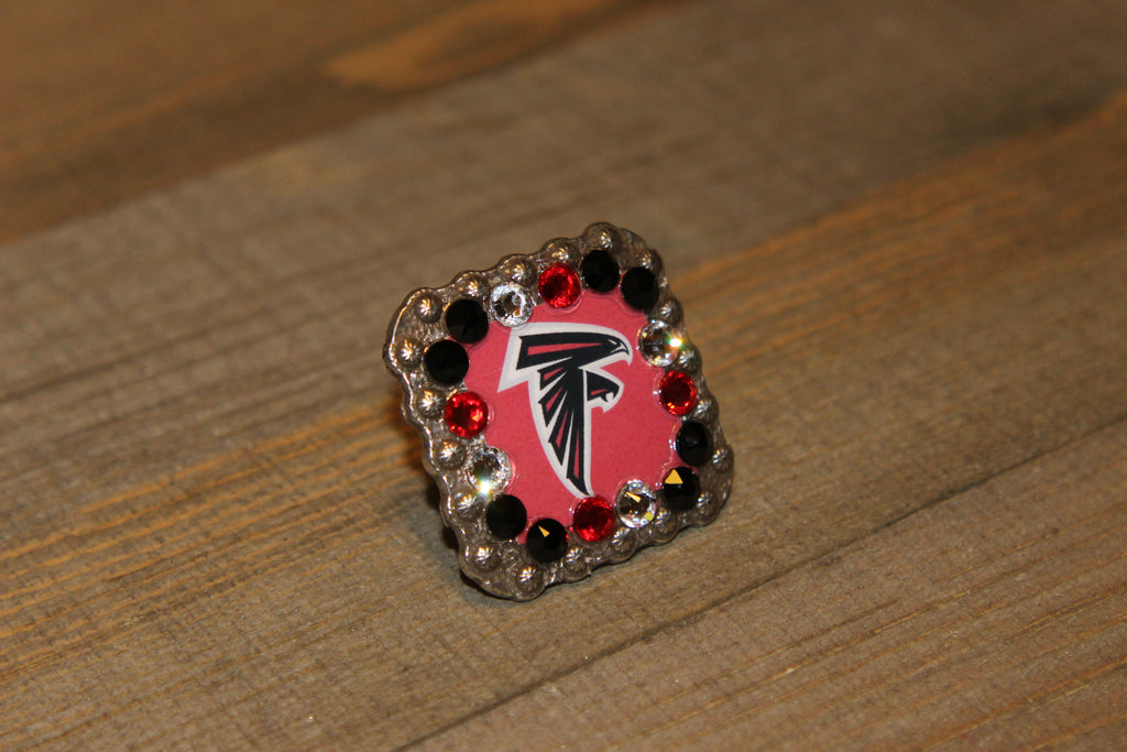 1 3/8" Custom Picture Concho - Atlanta Falcons