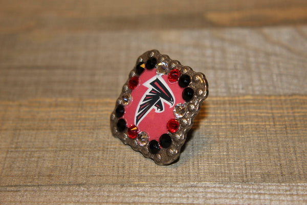 1 3/8" Custom Picture Concho - Atlanta Falcons