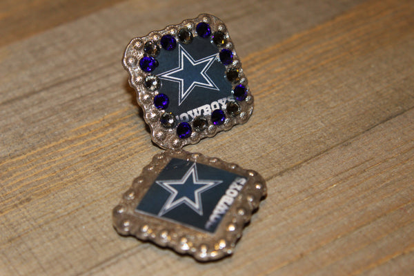 1 3/8" Custom Picture Concho - Dallas Cowboys