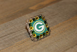 1 3/8" Custom Picture Concho - Green Bay Packers