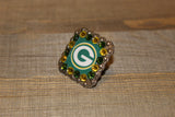 1 3/8" Custom Picture Concho - Green Bay Packers