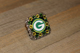 1 3/8" Custom Picture Concho - Green Bay Packers