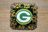 1 3/8" Custom Picture Concho - Green Bay Packers