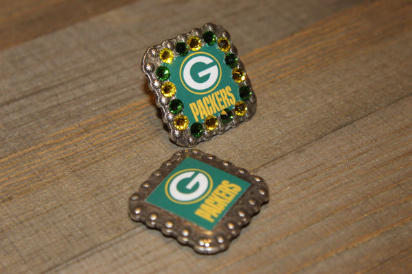1 3/8" Custom Picture Concho - Green Bay Packers