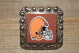 1 3/8" Custom Picture Concho - Cleveland Browns