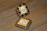 1 3/8" Custom Picture Concho - Pittsburgh Steelers
