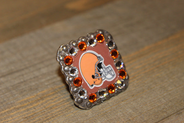 1 3/8" Custom Picture Concho - Cleveland Browns