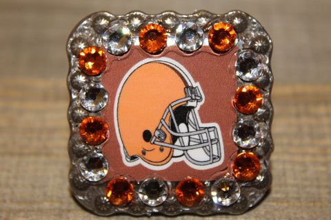 1 3/8" Custom Picture Concho - Cleveland Browns