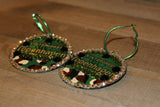 Copenhagen Green Lid Earrings - Camo Print - Dally Down Designs