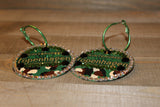 Copenhagen Green Lid Earrings - Camo Print - Dally Down Designs