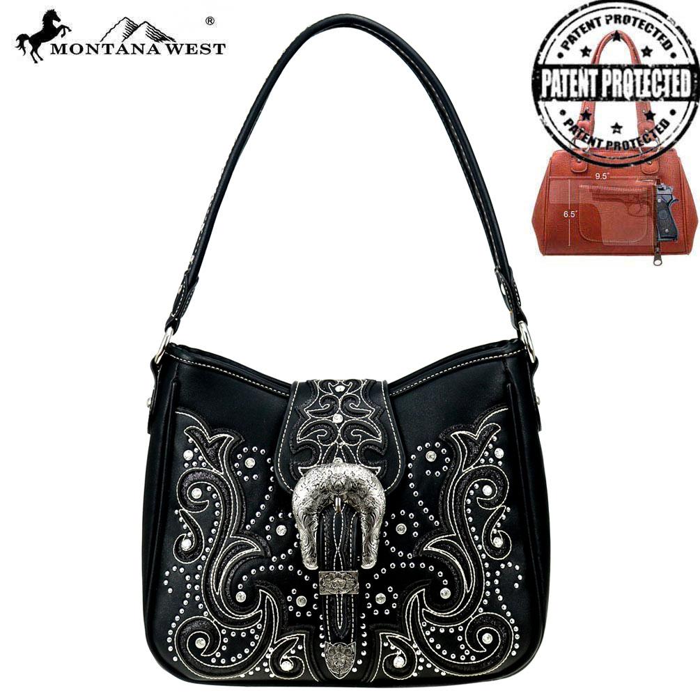 Buckle Collection Concealed Carry Hobo - Black