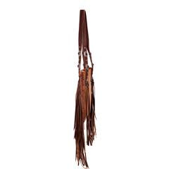 Montana West Real Leather Fringe Collection Concealed Carry Boho Shoulder Bag