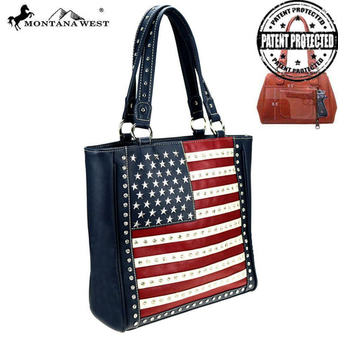 American Pride Concealed Handgun Collection Tote - Navy