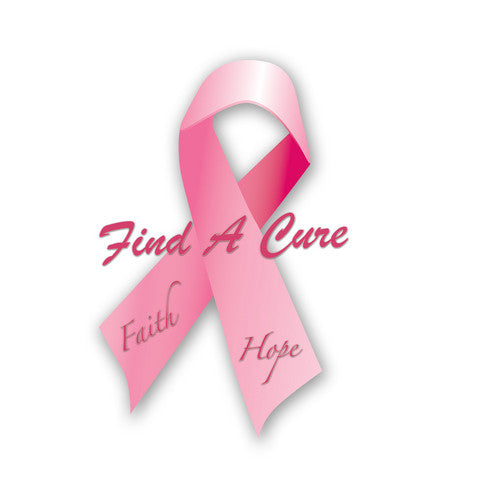 1 3/8" Custom Picture Concho - Find A Cure