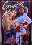1 3/8" Custom Picture Concho - Cowgirl's Moon